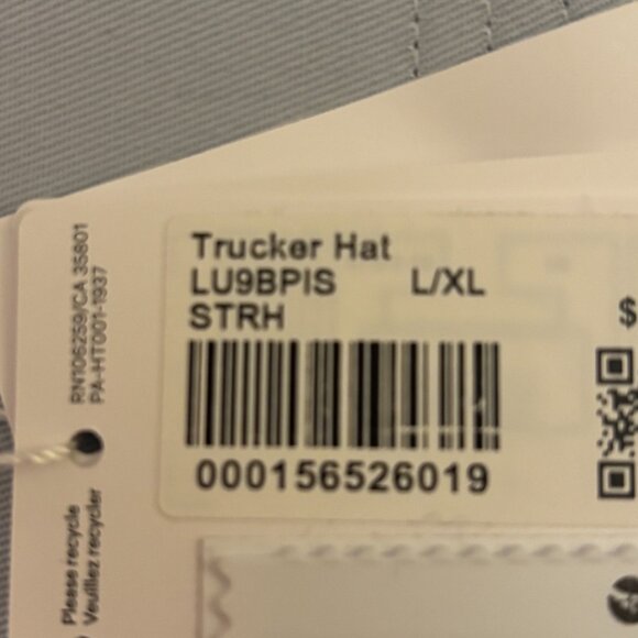 Lululemon Trucker Hat Starch Blue - LU9BPIS - New With Tags - L/XL - Picture 5 of 5